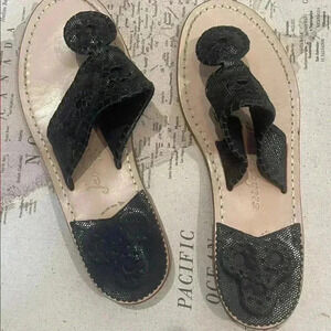 Jack Rogers Heritage Leather Sandals Size 6 EUC